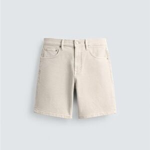Zara Ecru denim shorts